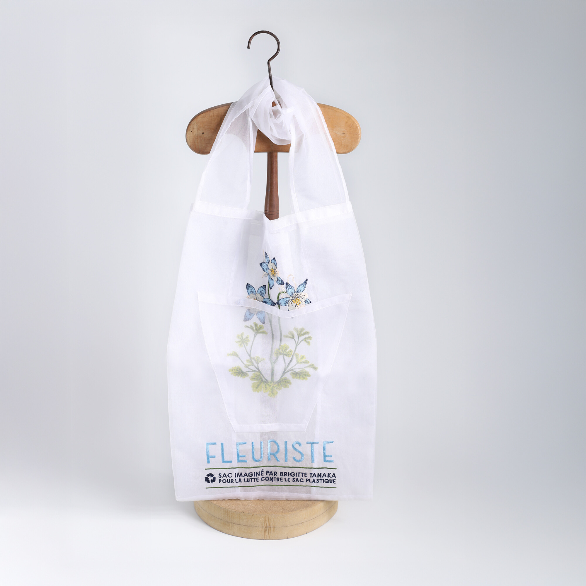 Sac organza fleuriste Aquilegia Brigitte Tanaka